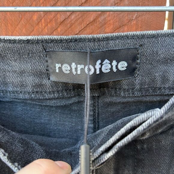 Retrofete Carter Pant In Onyx size 28 NWT - Picture 6 of 7